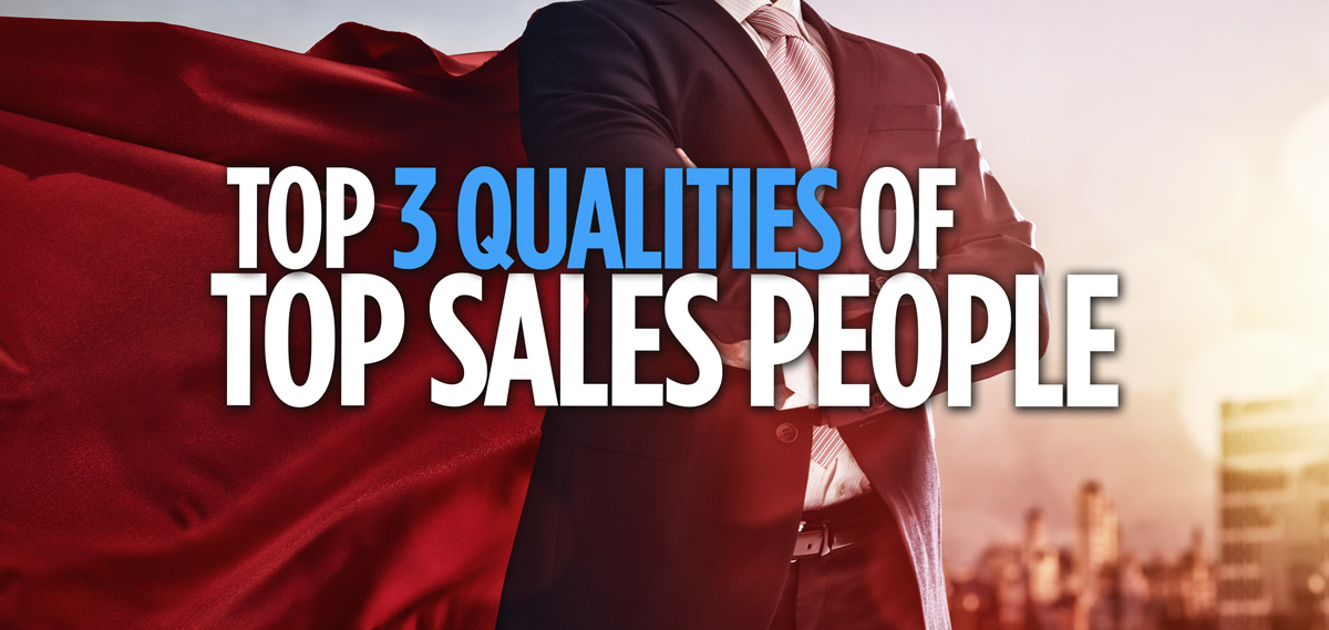 Qualities of top sales professionals