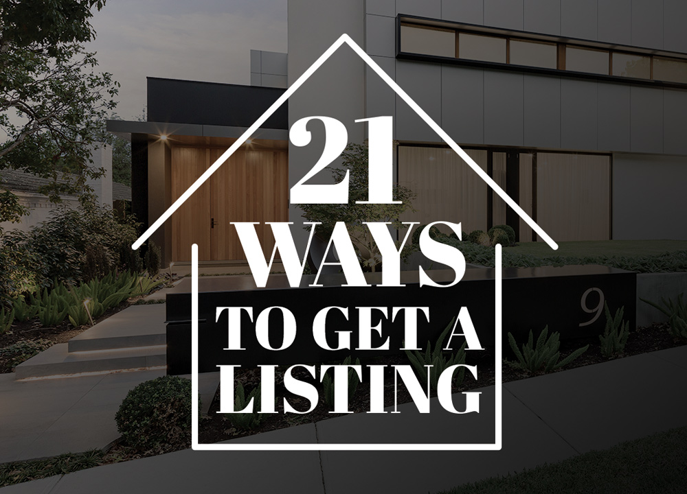 Get a listing by doing these 21 things